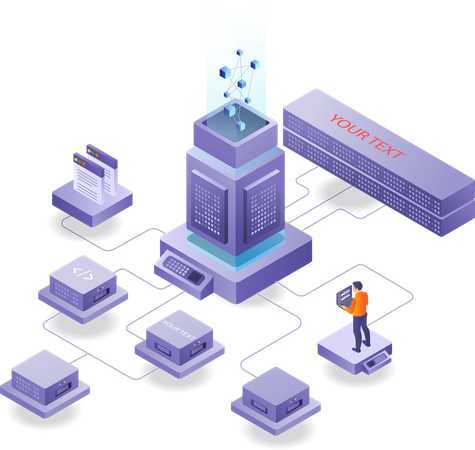 Data Center  Illustration