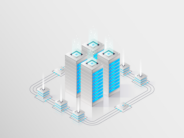 Data Center  Illustration