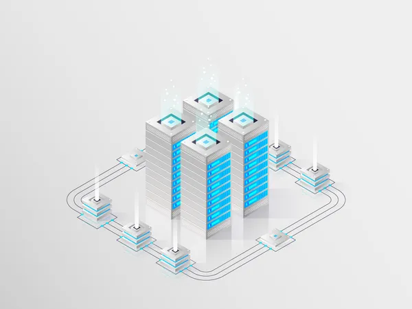 Data Center  Illustration