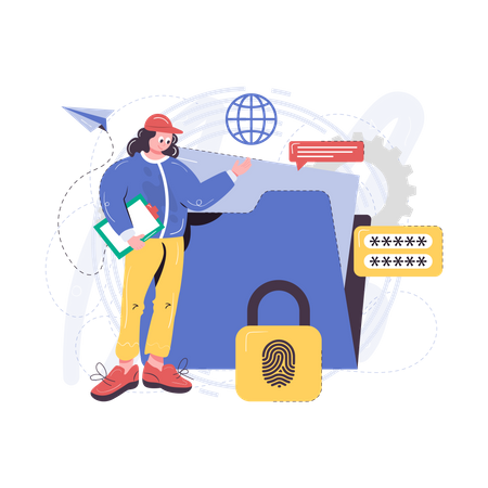 Data Encryption  Illustration