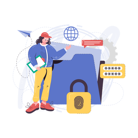 Data Encryption  Illustration