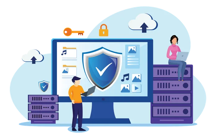 Data Encryption  Illustration