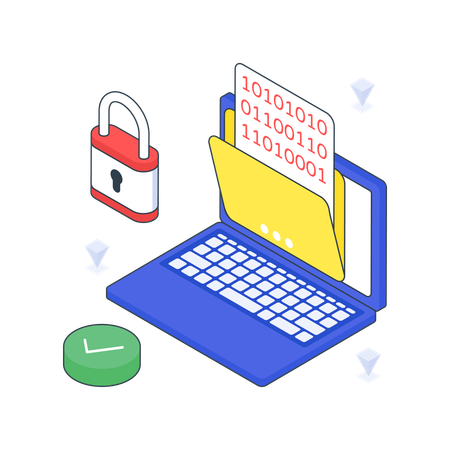 Data Encryption  Illustration