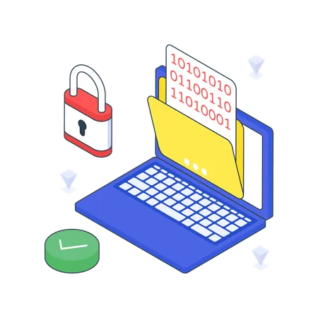 Data Encryption  Illustration