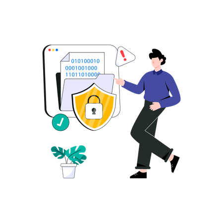 Data Encryption  Illustration
