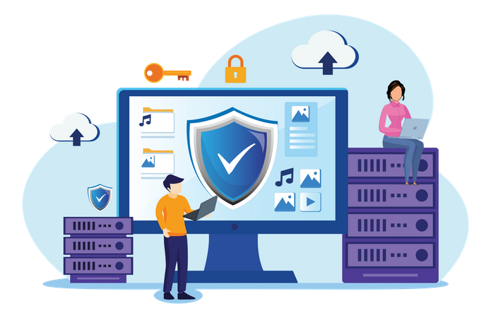 Data Encryption  Illustration