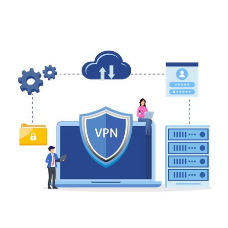 Data Encryption  Illustration