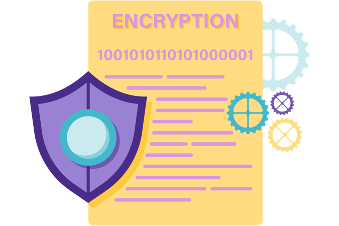 Data Encryption Key  Illustration