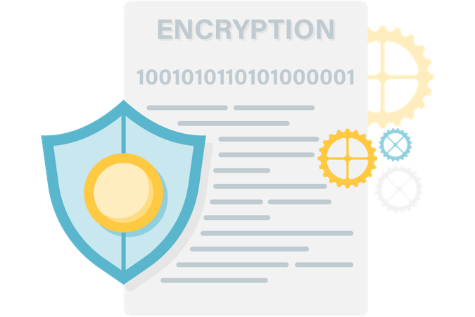 Data Encryption Key  Illustration