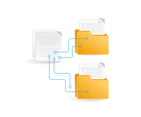 Data folder network  Illustration