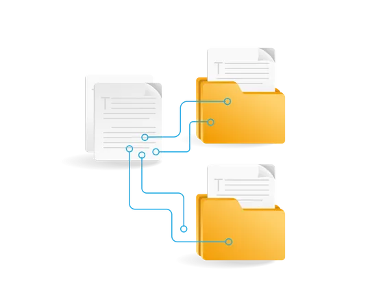 Data folder network  Illustration