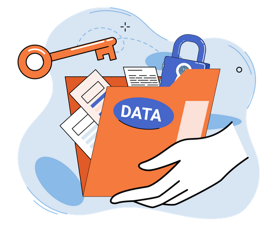 Data folder security Illustration