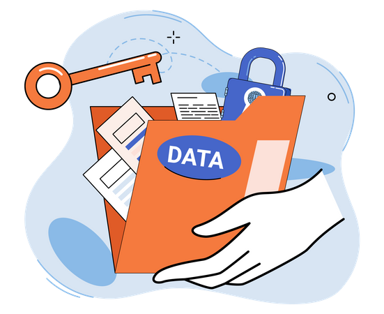 Data folder security  Illustration