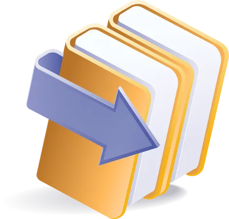 Data folder data transfer  Illustration