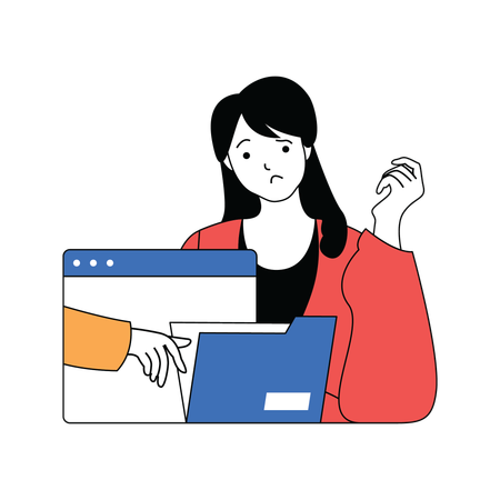 Data hacking  일러스트레이션