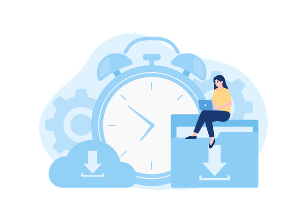 Data input activity  Illustration