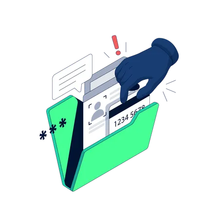 Data Leak  Illustration
