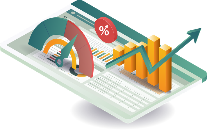 Data management business development analyst  Illustration