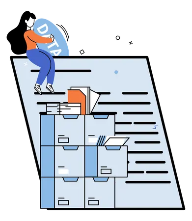 Data management  Illustration