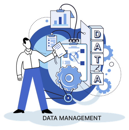 Data management  Illustration