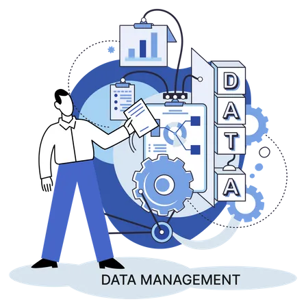 Data management  Illustration