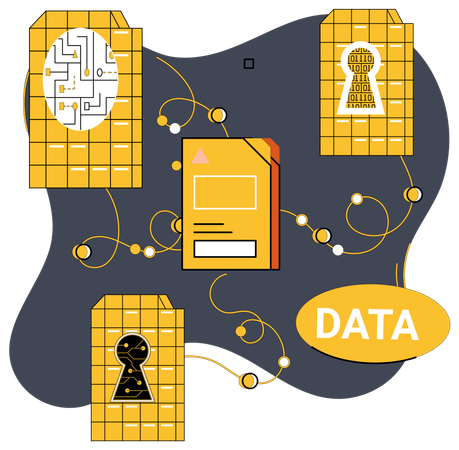 Data management  Illustration