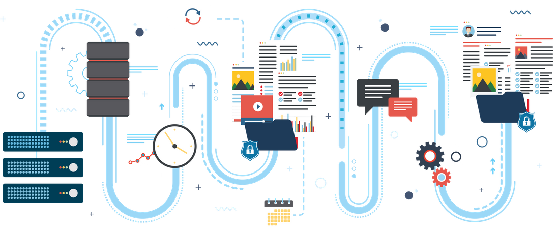 Data management  Illustration