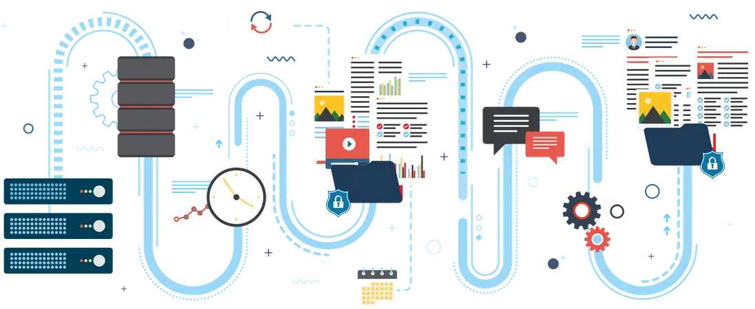 Data management  Illustration