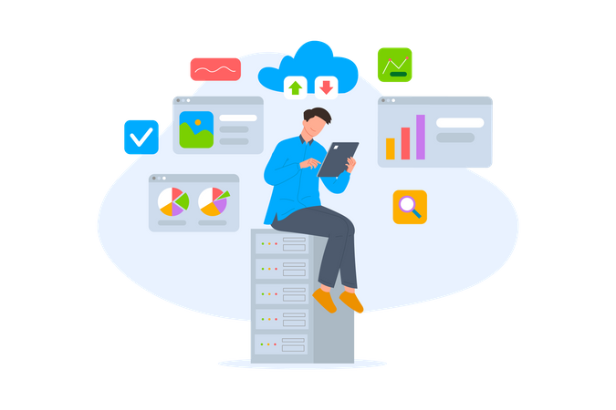 Data Management  Illustration