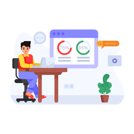 Data Marketing  Illustration