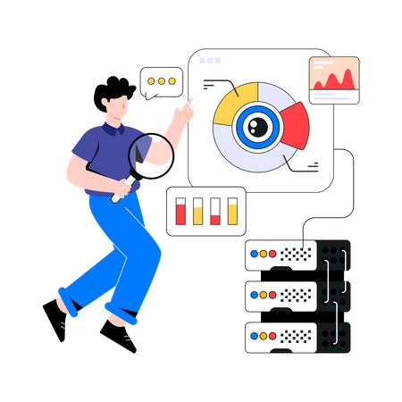Data monitoring Illustration