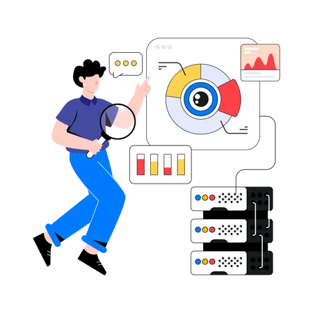 Data monitoring Illustration
