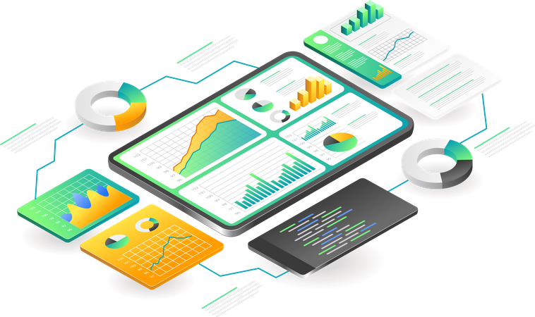 Data monitoring  Illustration