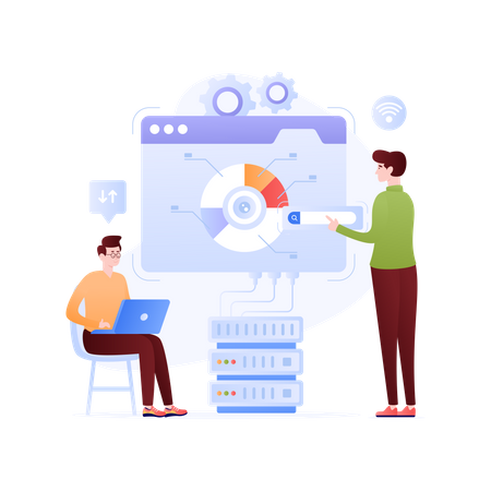 Data Monitoring  Illustration