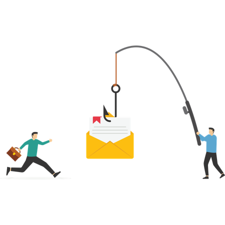 Data phishing hacking  Illustration