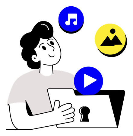 Data Privacy  Illustration