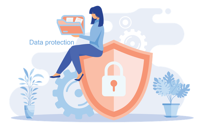 Data Protection  Illustration