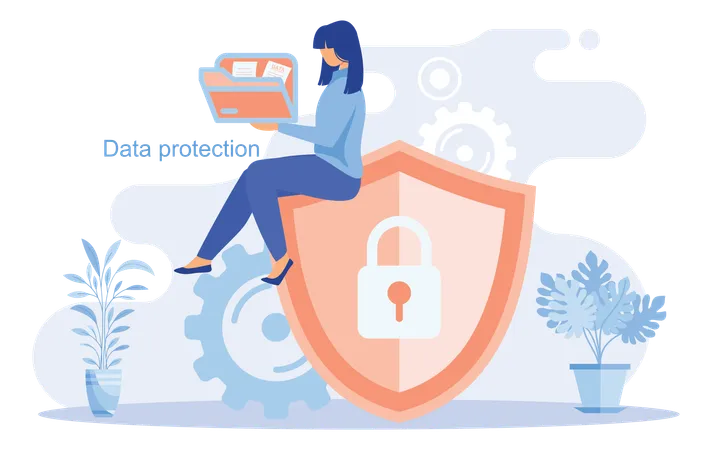 Data Protection  Illustration