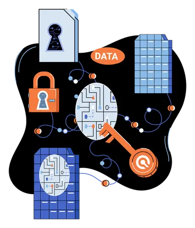 Data protection  Illustration