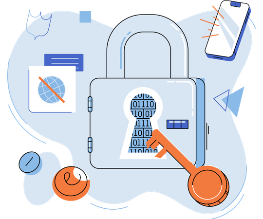 Data protection  Illustration