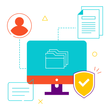 Data Protection  Illustration