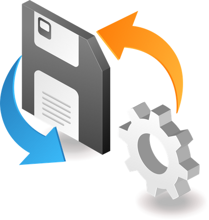 Data recovery  Illustration
