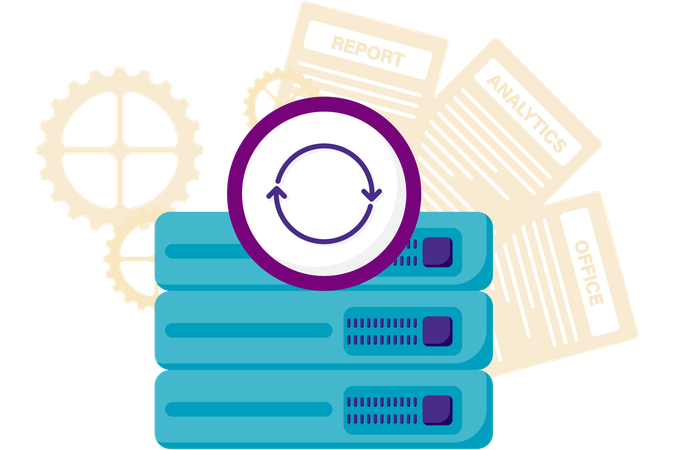 Data Recovery  Illustration