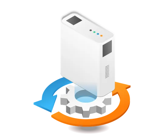 Data recovery process  Illustration