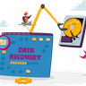 data recovery illustration svg
