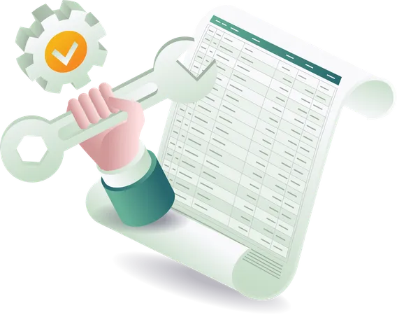 Data repair process  Illustration