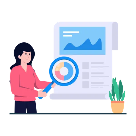 Data Report Analysis  Illustration