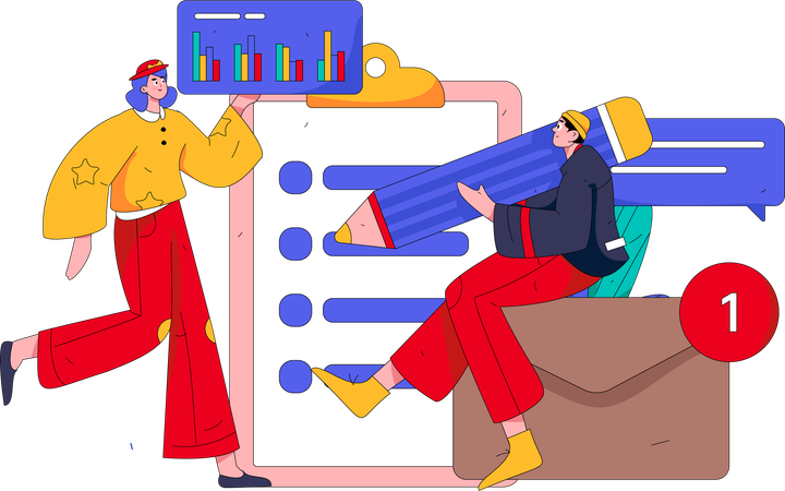 Data Reporting  Illustration