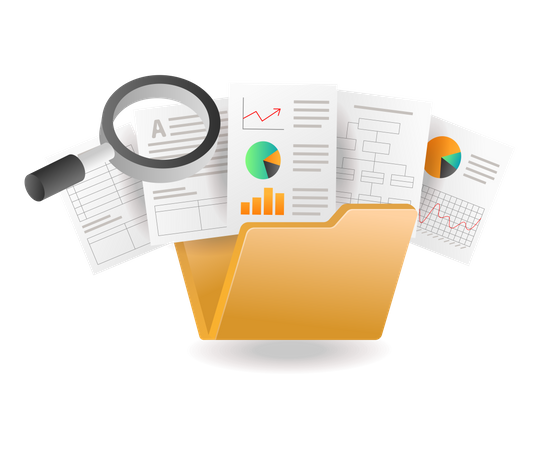 Data Search  Illustration