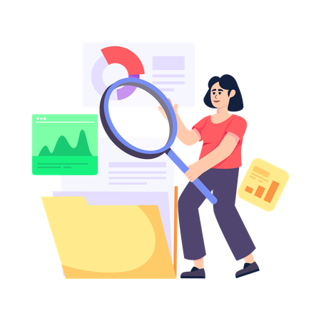 Data Search  Illustration
